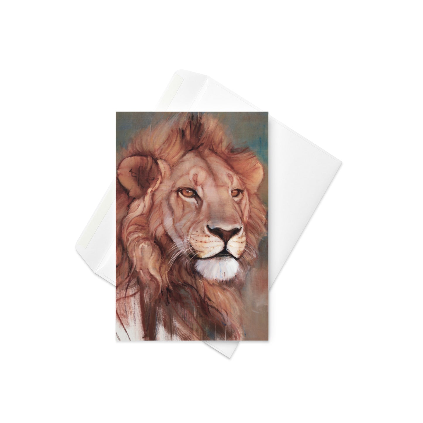 Mark Adlington Greeting card - African Lion